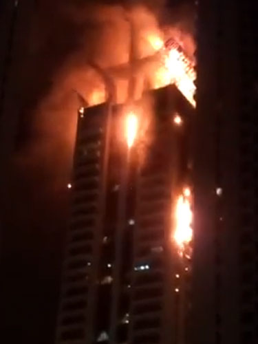Foto: incendiu Dubai